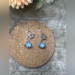 Blue Star Earrings